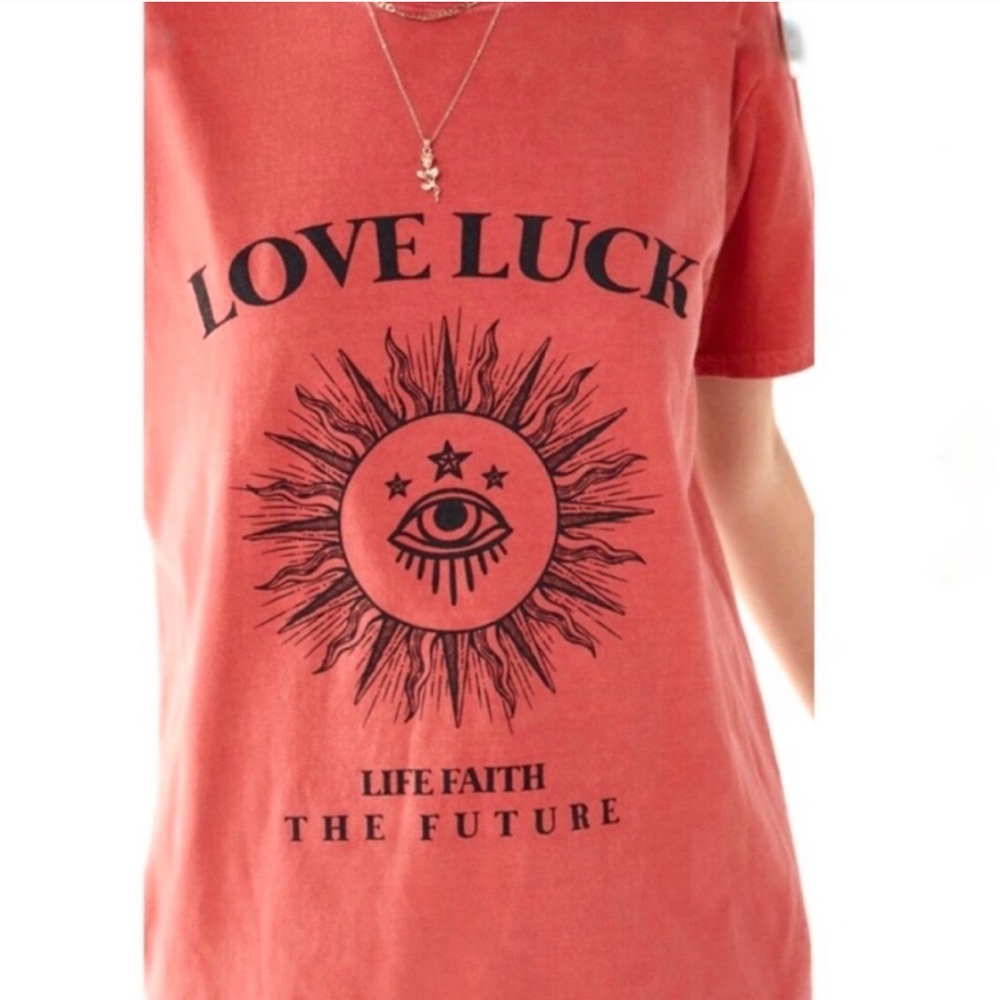 URBAN OUTFITTERS Evil Eye graphic oversized tee